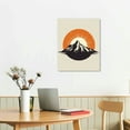 thumbnail image 2 of COMIO Framed  Wall Art Decor,  Set Abstract  Canvas Painting Mid Century Sun and Moon  Mountains Sunrise  Themed Artwork Prints for Living Room Bedroom Kitchen Bathroom Home, 2 of 4