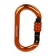 thumbnail image 1 of Mosquetón de escalada de 25 kN, mosquetones de rescate, protección contra caídas, equipo de seguridad naranja, 1 of 9