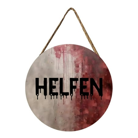 

[ Decoration] Doorplate Creating A Unique And Terrifying Atmosphere Attracting Guests Attention!A round Welcome Sign Western Decorations for Wall Corner Glass Shelf for Living Room Sunflower