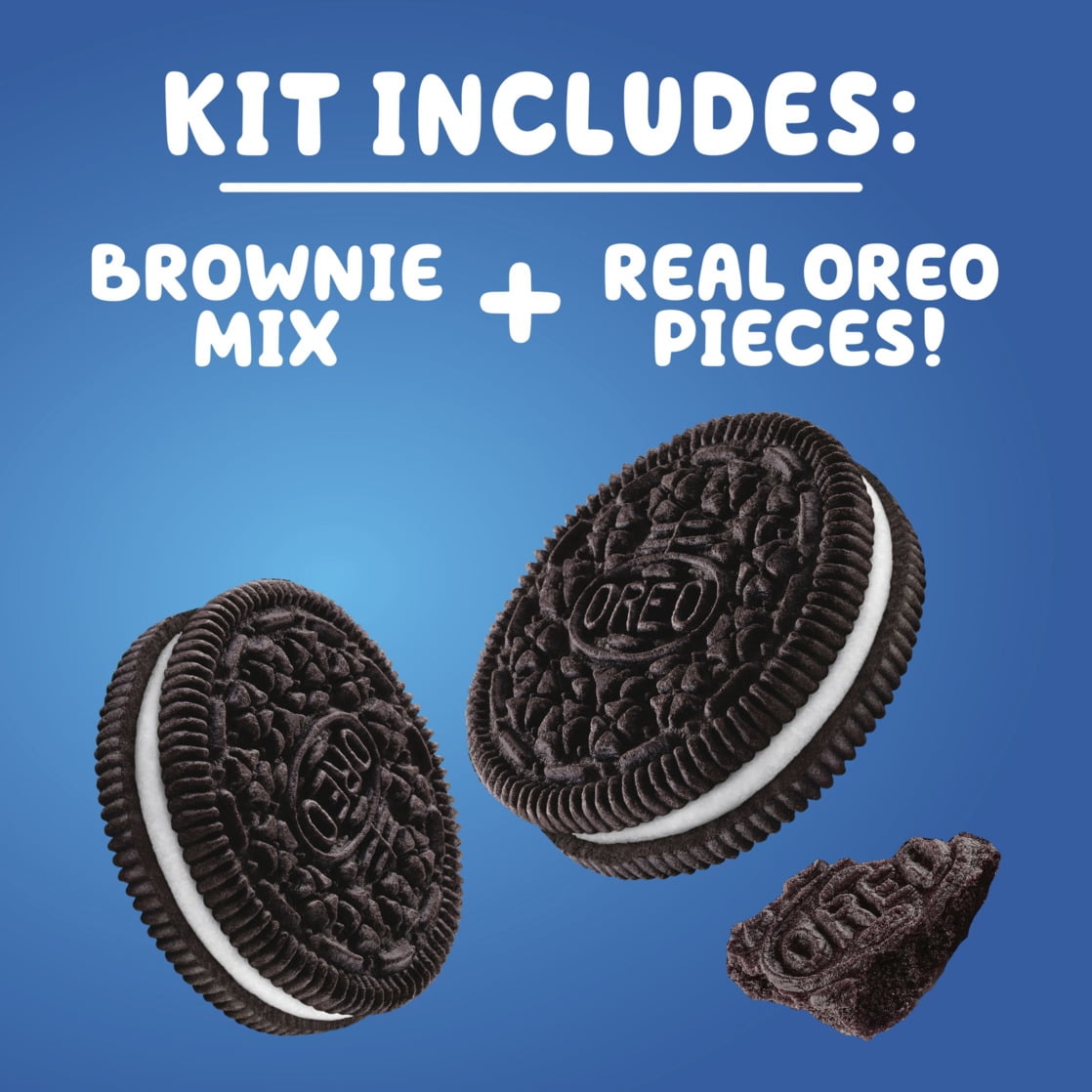 (6 pack) Betty Crocker OREO Brownie Mix, OREO Brownie Mix Topped With OREO Cookie Pieces, 13.6 oz