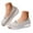 Grey, variant on Mostsola Womens Platform Loafers Trendy Slip on Penny Loafers Casual Comfort Walking Shoes