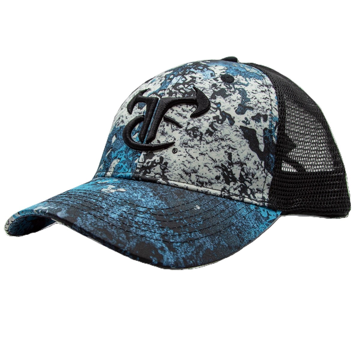 TrueTimber Adjustable Rift Mesh Back Logo Cap, Camo or Black