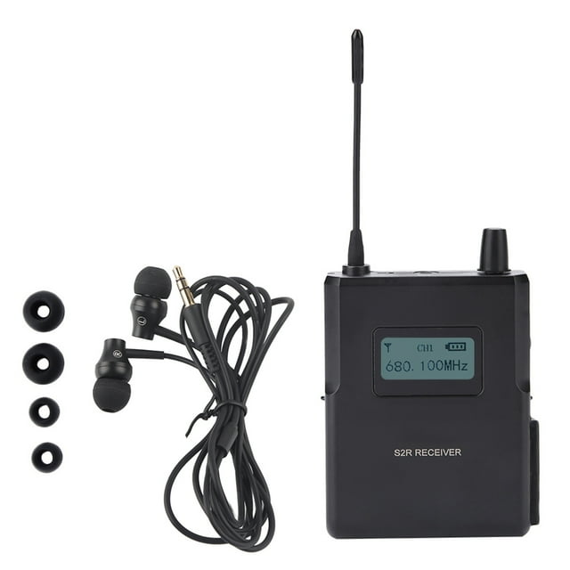 Monitor de escenario inalámbrico, antena de alta sensibilidad Monitor de escenario inalámbrico receptor auriculares de Monitor de escenario logra más