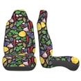 thumbnail image 3 of Honeii Herbs And Spices Print Car Seat Covers 2 Pieces, Full Set Universal Seat Covers for Cars, Waterproof Auto Seat Protectors, 3 of 7