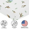thumbnail image 5 of Sweet Jojo Designs Watercolor Mallard Ducks Boy, Girl, Unisex/Gender Neutral Fitted Crib Sheet, 5 of 6