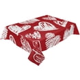 thumbnail image 2 of Hand Drawn Valentine'S Day Love Table Cloth Waterproof Dining Tablecloth Kitchen Decorative Party Table Cover, 2 of 6
