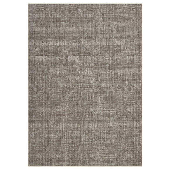 Modern Washable Area Rug 9x12 for Living Room, Bedroom, or Dining Room – Soft Low Pile, Collapsible, Non-Slip, Mark Resistant Carpet – Easy to Clean Neutral Floor Mat,brown