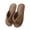 stag126-Coffee, variant on BRICH Women's Fuzzy Flip Flop Slippers Cozy Open Toe Indoor House Shoes Lightweight Comfy Indoor Outdoor Footwear Pink 10.5