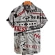 thumbnail image 2 of Camisas con gráficos de periódicos para hombres, ropa con impresión 3D, camisas hawaianas de playa, blusas de manga corta Y2K, ropa vintage, blusa con solapa, 2 of 4