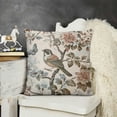 thumbnail image 2 of SHANXI Spring Pillow Covers for Decor Throw Pillows Brown and White Plant Outdoor Decorative Cushion Cases for Couch Bed Decorations 22x22in, 2 of 5