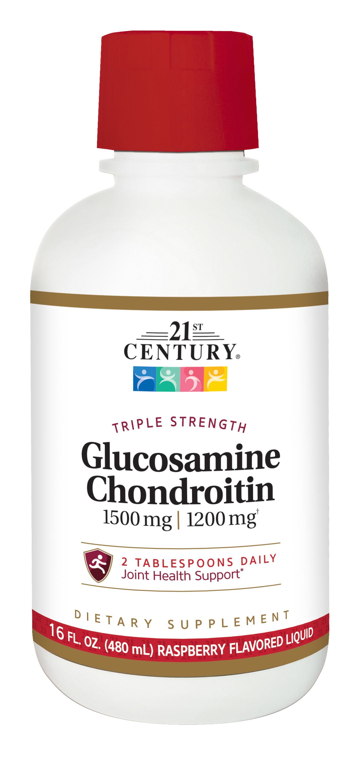21st Century Triple Strength Liquid Raspberry Glucosamine & Chondroitin