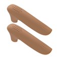 thumbnail image 1 of Paquete de 2 fundas de silicona para manijas de puerta de grado alimenticio Marrón Zulema Cubierta de la manija de la puerta, 1 of 8