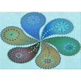 thumbnail image 1 of Ahgly Company Machine Washable Indoor Rectangle Transitional Green Area Rugs, 2' x 3', 1 of 7