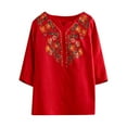 thumbnail image 2 of WCJM Women's Blouses Cropped T Shirts for Women Womens Button Down Shirts Long Sleeve Cotton Gauze Tops Casual Collared Blouses Loose Fit, 2 of 2