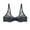 Grey, variant on Women's Lunera Lace Bra - No Underwire, Thin Mesh, Full Coverage, Push Up, Various Sizes, Breathable & Comfortable