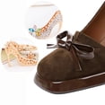 thumbnail image 4 of Women's Pumps High Heel 9CM Ankle Strap Platform Fashion Bowknot Shoes, 4 of 6