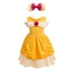 thumbnail image 3 of Vestido de princesa Disney con diadema para niña, 2 piezas, Minnie Mouse, sirena, Ariel, informal, Rapunzel, Blancanieves, verano 2024, 3 of 5