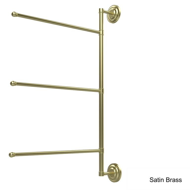 Prestige Que New Collection 3 Swing Arm Vertical 28 Inch Towel Bar Walmart