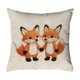 thumbnail image 2 of Uuiauoio Cute Animals Decorative Throw Pillow Cover , Animals Family Animals Outdoor Pillow Cases Square Standard Cushion Cover for Sofa Couch Bed Car 17.72x17.72 inch, 2 of 6