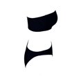 thumbnail image 3 of Traje de Baño Ocean Pacific para Mujer Bikini y Top un Tirante con Argolla Negro Talla CH 2 Piezas, 3 of 4