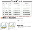 thumbnail image 4 of SHTXOZHI Front Clasp Bra for Women No Underwire Lace Bra Breathable Full Coverage Button Bras, 4 of 6