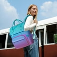 thumbnail image 2 of Mochila para portátil LOVEVOOK Gradient 17.3 pulgadas a prueba de agua para mujer, 2 of 9