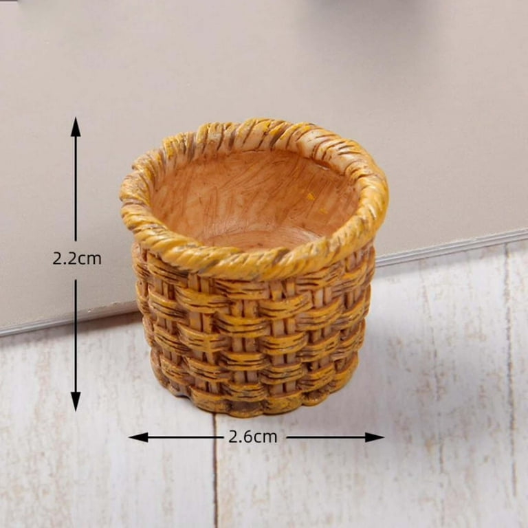Dollhouse Miniature 1/12 scale Laundry Basket