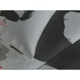 thumbnail image 4 of Ambesonne Cat Quilted Bedspread Set 3 Pcs, Couple Fishbone, King Size, Black White Grey, 4 of 5
