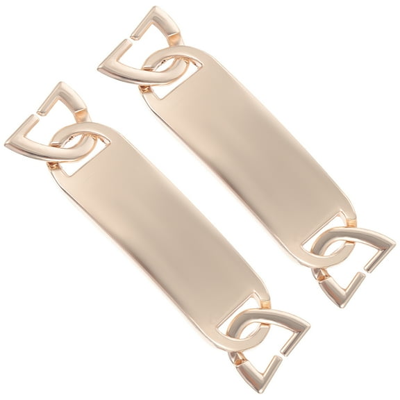 Buckles for Decoration 2Pcs Alloy Compact Lightweight Shoelace Accessories
