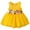 Yellow, variant on Gubotare Baby Girl Floral Dress Girls and Toddlers'Knit Short-Sleeve Cinch-Waist Dresses 6 9 Months (Yellow,6-9 Months)