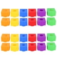 thumbnail image 2 of 24PCS Plastic Portable Multi Color Billiard Pool Cue Chalk Holder Protective Cover Case Snooker Player Club Accessories, 2 of 8