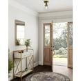 thumbnail image 6 of Augustin 8" Contemporary Satin Gold Semi-Flush Dimmable 1-Light Ceiling Light with Seeded Glass, 6 of 11