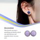thumbnail image 3 of Pendientes Qarigey 1 par de acero inoxidable para mujer decorativos novias regalos joyería, 3 of 6
