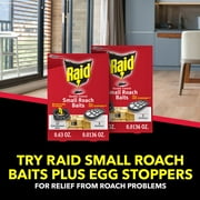Raid Double Control Indoor and Outdoor Insect Killer, Small Roach Baits, 15 Count