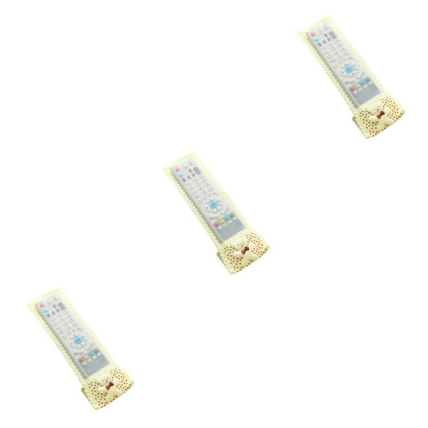 sweethay Funda protectora de tela de encaje con diseño de oso pequeño para control remoto de aire acondicionado de TV S/M/L Type1 NO1