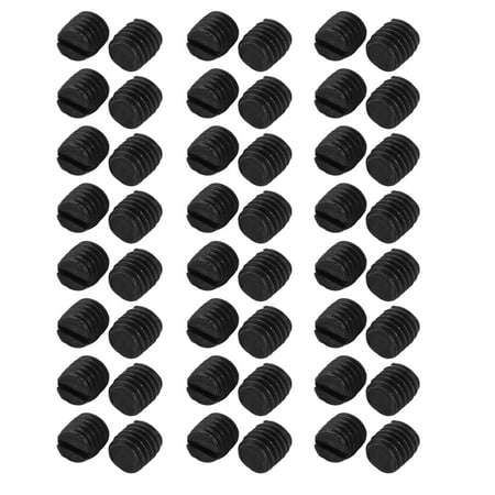 

Unique Bargains 50 Pcs M6x6mm Carbon Steel Slotted Drive Flat Point Grub Screw