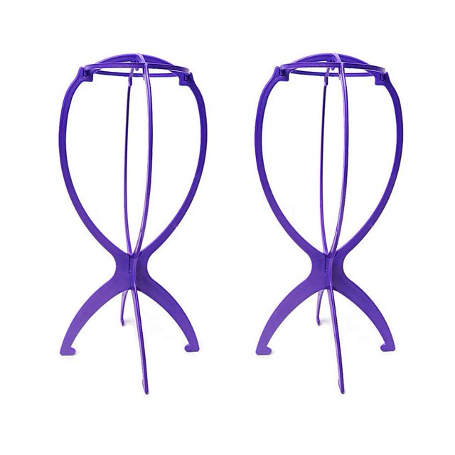 2 uds soporte de peluca soporte de peluca portátil soporte de peluca plegable pantalla de peluca duradera herramienta de 13,8 pulgadas soporte de peluca de viaje para todas las pelucas