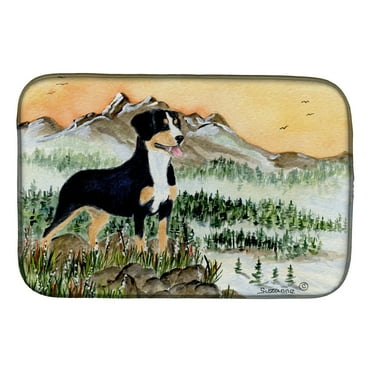 Carolines Treasures SS8119DDM Entlebucher Mountain Dog Dish Drying Mat 14 x 21" multicolor