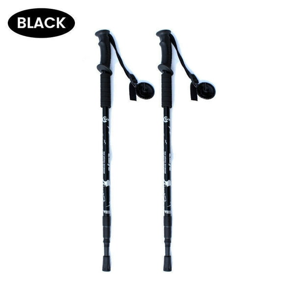 Pack of 2 Walking Poles - folding walking stick for hiking, Camping & Backpackin；Pack of 2 Walking Poles - folding walking stick for hiking, Camping & Backpackin