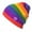D, variant on Birdeem Winter Mens Ladies Ice Cap Rainbow Ski Hat Double Knit Warm Ski Hat