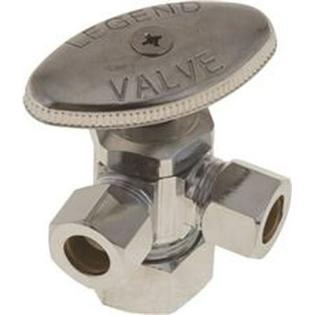 Angle Stop Valve - 3-WAY DUAL ANGLE STOP VALVE 5/8