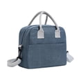 thumbnail image 2 of Cooler Bags Suave Ligero Duradero Portátil con película de aluminio Conveniente Comida Tote Bento para oficina Playa Viajes Mujeres , 29cmx16cmx23cm perfecl Bolso de almuerzo, 2 of 8