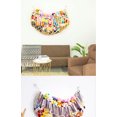 thumbnail image 4 of Janrevotw Hamac de Rangement pour Jouets, Filet Mural en Peluche Tissé avec Pompons pour Chambre d'Enfant, 4 of 4