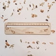 thumbnail image 4 of Hyasfey Wooden Children Ruler Heavy Duty Precise Scale Centimeters Millimeter Small Ruler Lightweight Portable School Classroom Students DIY Crafts Measuring Tools, 4 of 8