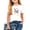 White, variant on BXSRUTA Toddler Kids Girls Butterfly Graphic Tee Short Sleeve Crewneck T Shirt Soft Polyester Blend Casual Tops 1-13 Years