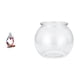 thumbnail image 1 of Figura Decorativa De Resina Con La Estatua Del Pensador Abstracto Y Pequeño Acuario Transparente. Ideal Para Decorar El Hogar: Cajón, Oficina, Tienda, Estantería, Escritorio, Sala De Estar O, 1 of 8