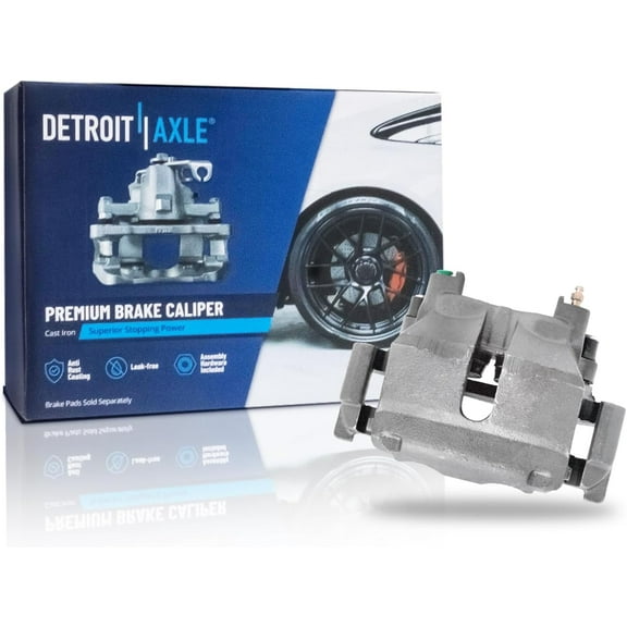 Detroit Axle - Front Right Brake Caliper for Jeep 1999-2002 Grand Cherokee, 2000 2001 Brake Caliper with Bracket Assembly Replacement [ATE Caliper]