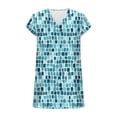 thumbnail image 5 of cocolona Womens Summer Silk Satin Tops Plus Size V Neck Short Sleeve T-shirt Fashion Casual Cute Print Tees Blouses, 5 of 6