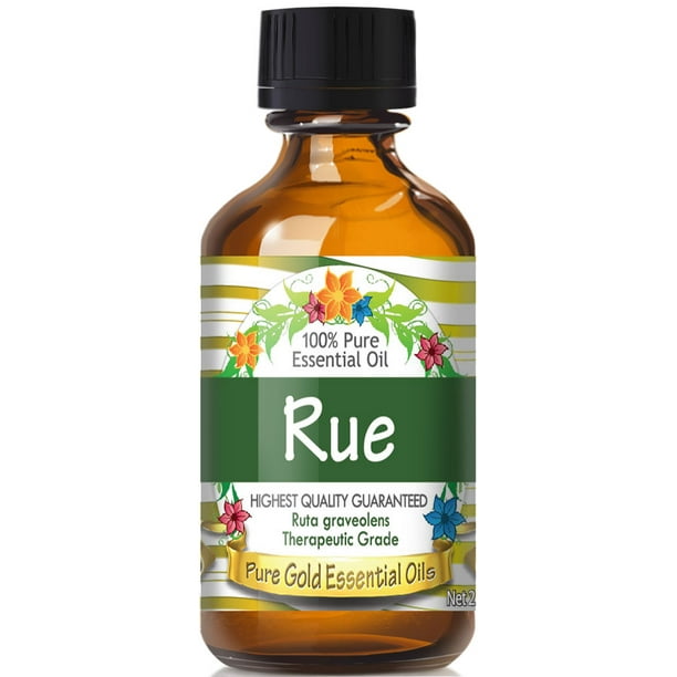 Pure Gold Rue Essential Oil, 100 Natural & Undiluted, 60ml Walmart