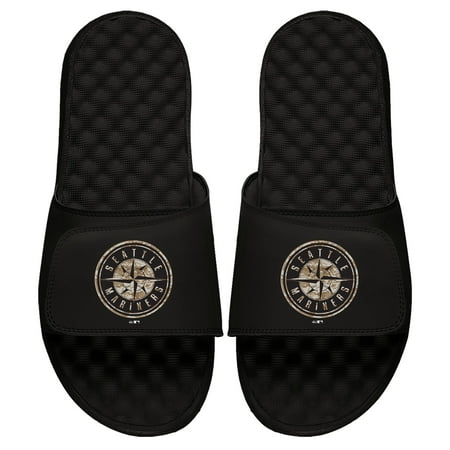 

Men s ISlide Black Seattle Mariners Camo Logo Slide Sandals